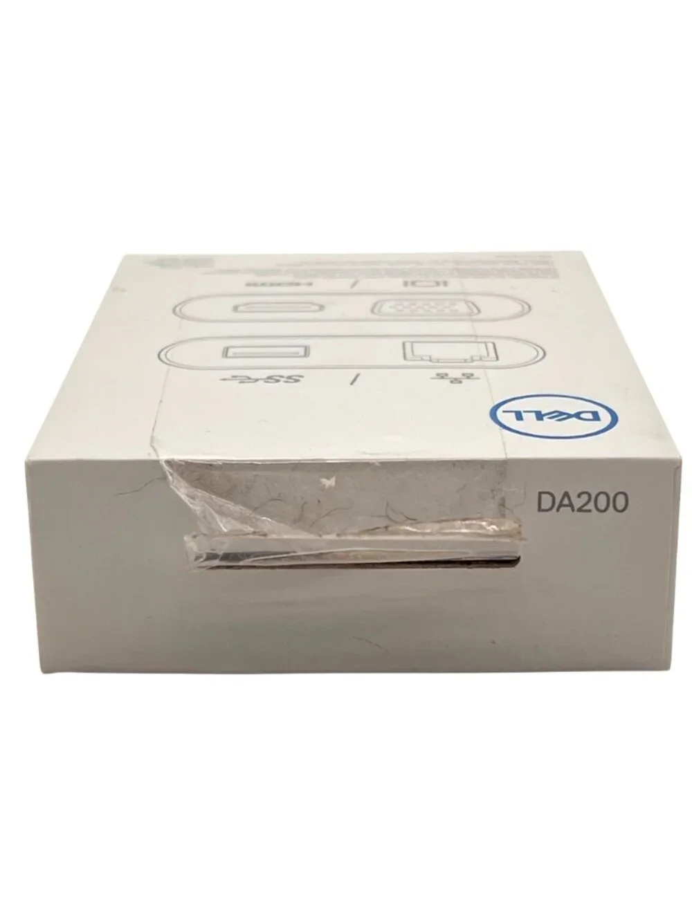 Dell USB-C Adapter DA200 With HDMI VGA Ethernet & USB Ports For Laptops Compact